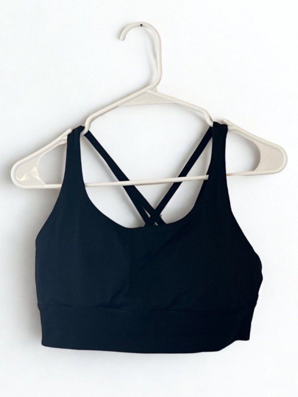 Lululemon Black Cross Back Sports Bra Size 8